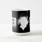 Poker Face-tekst met een leeg gezicht Koffiemok (Center)