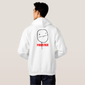 Poker Face - tweezijdige Hoodie (Achterkant volledig)