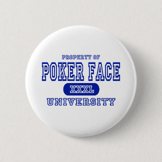 Poker Face University Ronde Button 5,7 Cm