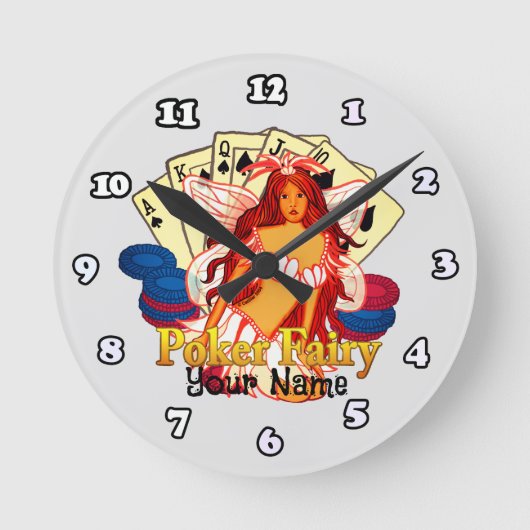 Poker Fairy Ronde Klok (Voorkant)