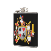 Poker Family Crest Heupfles (Links)