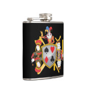 Poker Family Crest Heupfles (Rechts)