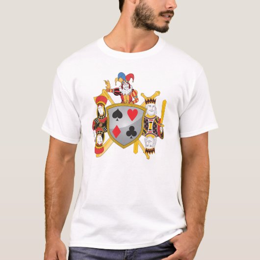 Poker Family Crest T-shirt (Voorkant)