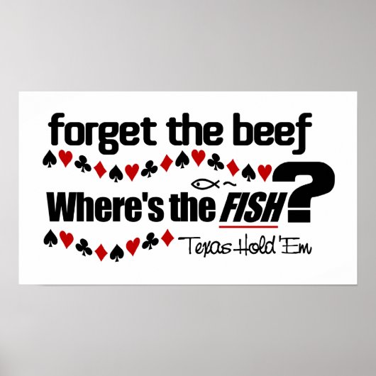 Poker Fish poster (Voorkant)
