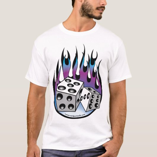 Poker / Gambling / Lucky 7 T-Shirt (Voorkant)
