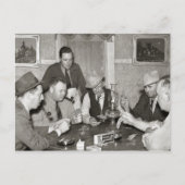 Poker Game, 1939 Briefkaart (Voorkant)