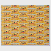 Poker Game Cowboy Native American China Man Cadeaupapier (Vlak)