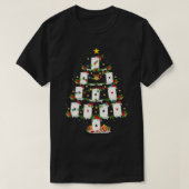 Poker Game Lover Xmas Lights Poker Christmas Tree  T-shirt (Design voorkant)