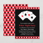 Poker Game Night Housewarming Feest Kaart (Voorkant / Achterkant)