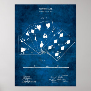 Poker Game-spelkaart Wall Art nr. 5 Poster