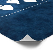 Poker Game Wall Decor Print nr. 2 speelkaarten (Hoek)