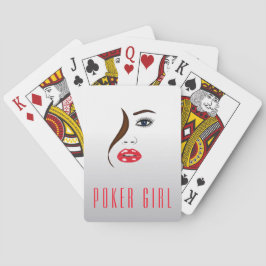 Poker Girl stijlvolle aangepaste fiets® speelkaart Speelkaarten