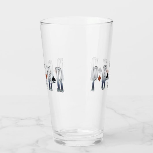 Poker Glas (Links)