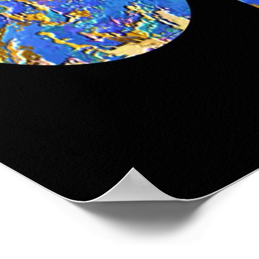 Poker Gold Champion Poster (Hoek)