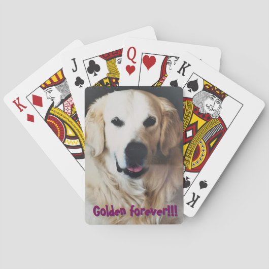 Póker Golden Retriever Pokerkaarten (Achterkant)