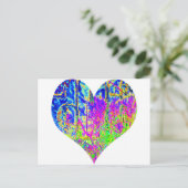 Poker Graffiti Heart Briefkaart (Staand voorkant)