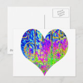 Poker Graffiti Heart Briefkaart (Voorkant / Achterkant)