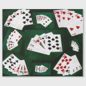 Poker Hands collage Cadeaupapier (Vlak)