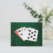 Poker Hands - Dead Man Hand Briefkaart (Staand voorkant)