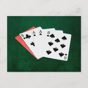 Poker Hands - Dead Man Hand Briefkaart