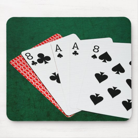 Poker Hands - Dead Man Hand Muismat (Voorkant)