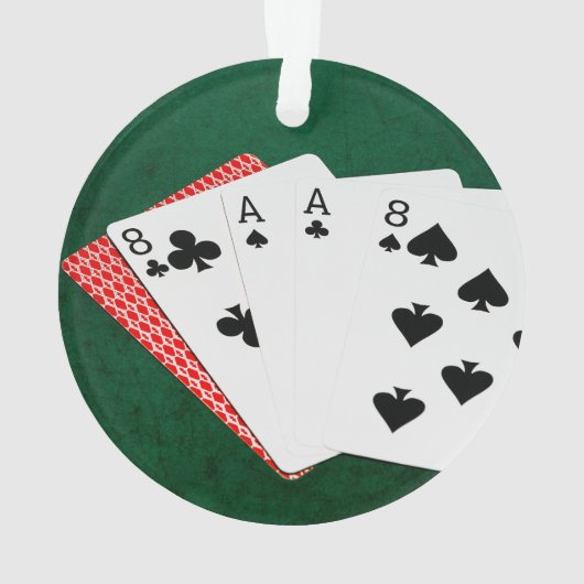Poker Hands - Dead Man Hand Ornament (achterkant)