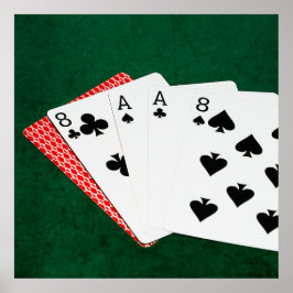 Poker Hands - Dead Man Hand Poster