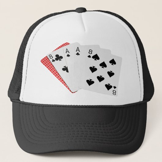 Poker Hands - Dead Man Hand Trucker Pet (Voorkant)