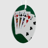 Poker Hands - Drie van een soort - Jack Ornament (voorkant)