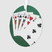 Poker Hands - Drie van een soort - Jack Ornament (voorkant)