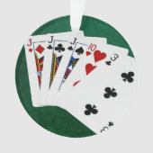 Poker Hands - Drie van een soort - Jack Ornament (voorkant)