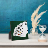 Poker Hands - Flush - Clubs Suit Fotoplaat (Insitu)