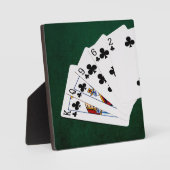 Poker Hands - Flush - Clubs Suit Fotoplaat (Voorkant)