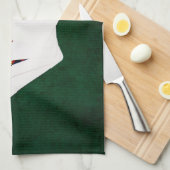 Poker Hands - Flush - Diamonds Suit Theedoek (Quarter Fold)