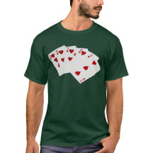 Poker Hands - Flush - Hearts Suit