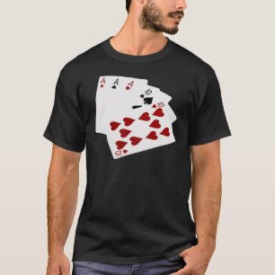 Poker Hands - Full House - Ace en Ten T-shirt