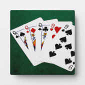 Poker Hands - Full House - Queen en Nine Fotoplaat (Voorkant)
