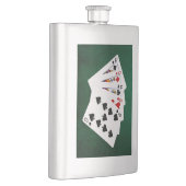 Poker Hands - Full House - Queen en Nine Heupfles (Rechts)