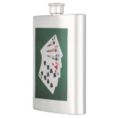 Poker Hands - Full House - Queen en Nine Heupfles (Links)