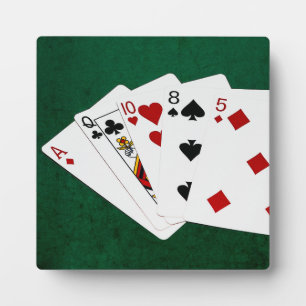 Poker Hands - High Card - ACE Fotoplaat