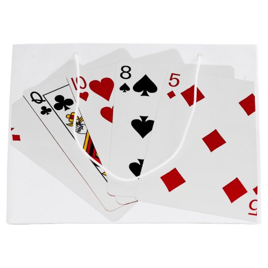 Poker Hands - High Card - ACE Large Cadeautasje (Voorkant)