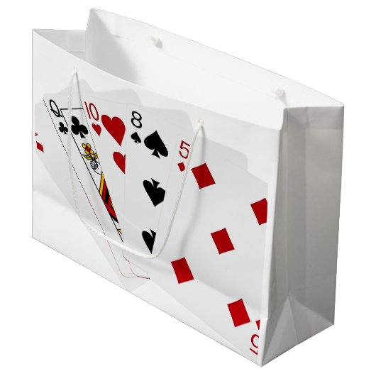 Poker Hands - High Card - ACE Large Cadeautasje (Voorkant Gekanteld)