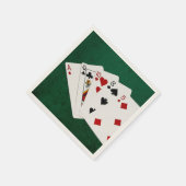 Poker Hands - High Card - ACE Servet (Hoek)