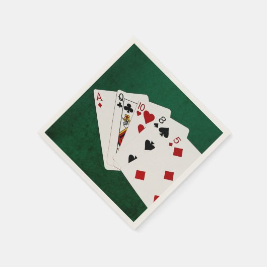 Poker Hands - High Card - ACE Servet (Hoek)