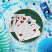 Poker Hands - High Card - King Papieren Bordje (Feest)