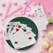 Poker Hands - High Card - King Papieren Bordje (Feest)