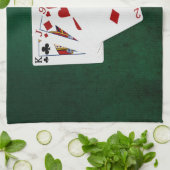 Poker Hands - High Card - King Theedoek (Gevouwen)