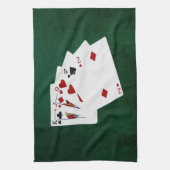 Poker Hands - High Card - King Theedoek (Verticaal)