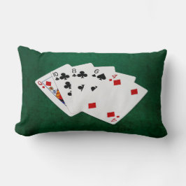 Poker Hands - High Card - Queen Kussen