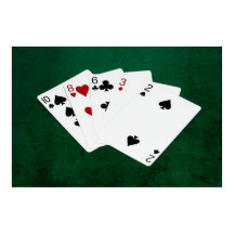 Poker Hands - Hoge kaart - Tien
